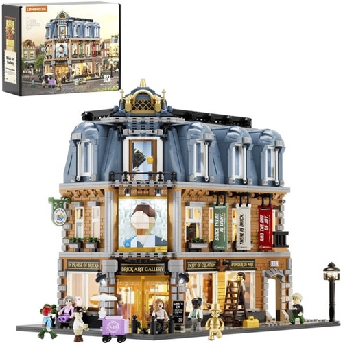 Gradbene kocke Lumibricks Galerija umetnosti, 3400 kos, od 16. let