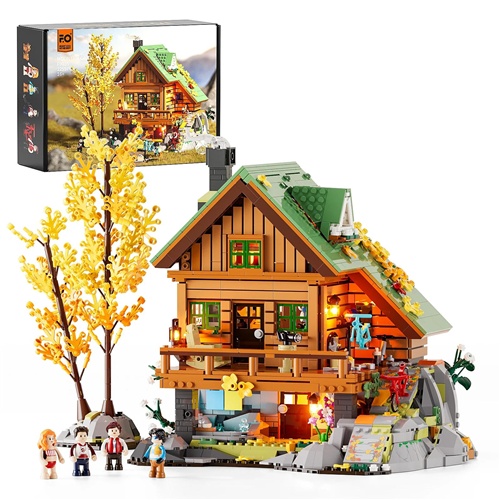 Gradbene kocke Lumibricks Gorska koča, 2255 kos, od 16. let