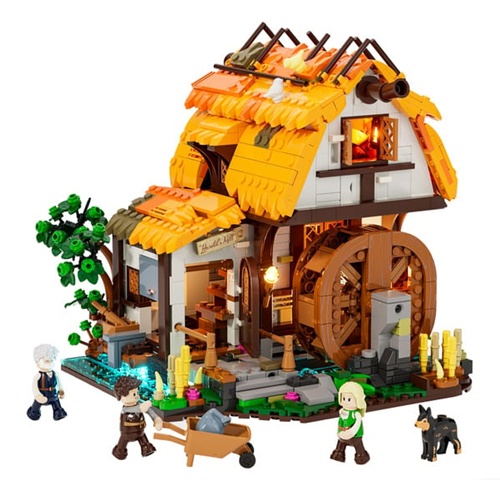 Gradbene kocke Lumibricks Vodni mlin, od 16. let, 1278 kos