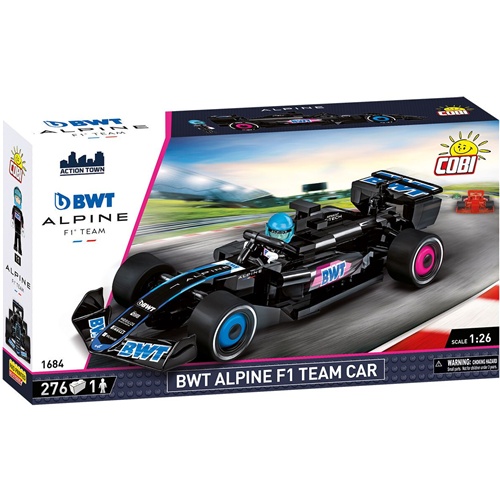 Gradebena igrača Cobi BWT Alpine F1 Team Car, 276 kos, od 8. let