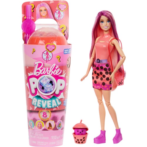 Igralna figura Barbie - Serija Reveal Bubble Tea - Mango Mochi
