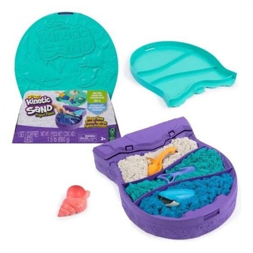 Igralni pesek Kinetic Sand Project Planet - Ozean, 680g
