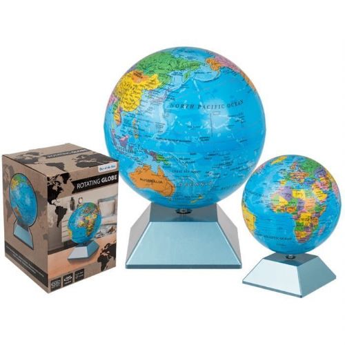 Izobraževalni rotacijski globus sveta 20cm