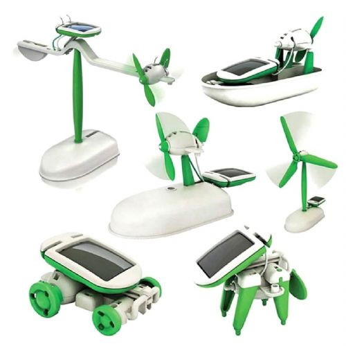Izobraževalni solarni set 6v1 zelen