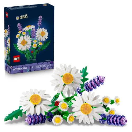 Kocke Lego Botanical Collection Marjetice, 133 kock, od 9. let (11508)
