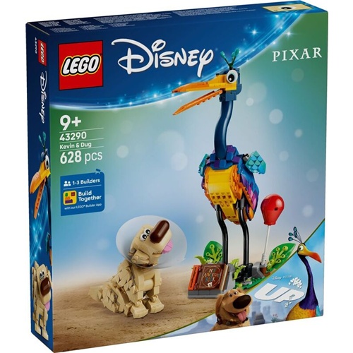 Kocke Lego Disney Pixar Kevin in Dug, 628 kos, od 9. let (43290)
