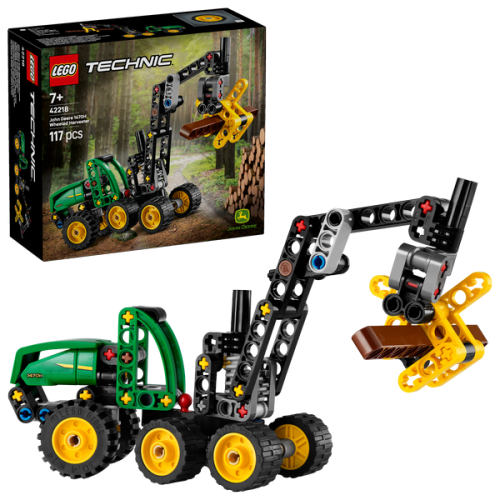 Kocke Lego Technic: John Deere 1470H, 117 kos, od 7.let (42218)
