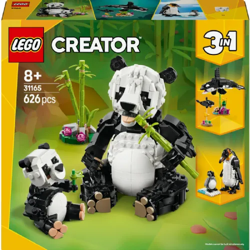 Kocke Lego Creator: Divje živali: družina pand (31165)