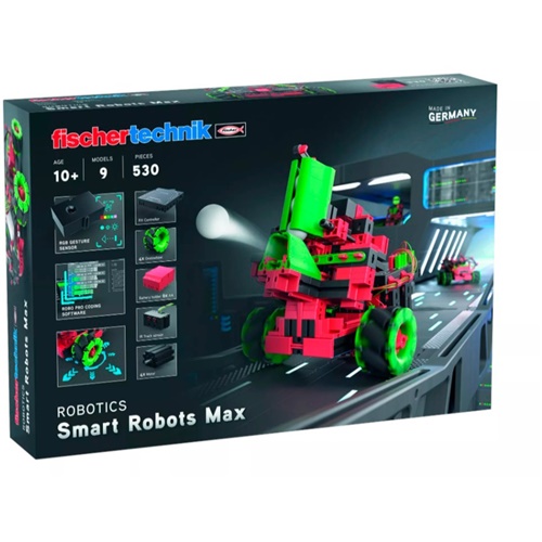 Komplet za ekspirimente Fischertechnik Smart Robots Max, 530 kosov, od 10. let