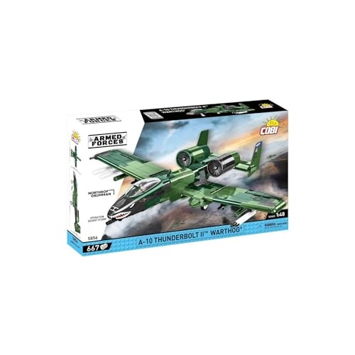Konstrukcijska igrača Cobi A-10 Thunderbolt II Warthog, letalo, od 9. let