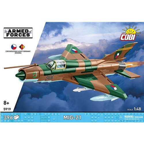 Konstrukcijska igrača Cobi MiG-21 (merilo 1:48)
