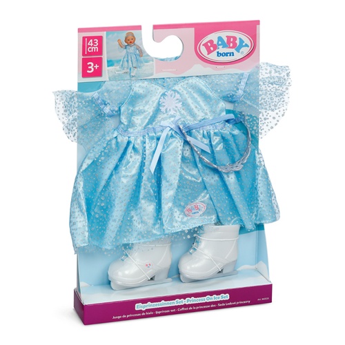 Ledena princesa komplet Baby Born, 43 cm, od 3. let