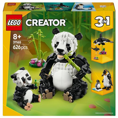 Kocke Lego Creator Wild Animals: Panda Family 31165