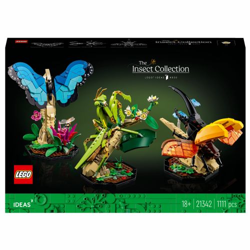 Kocke Lego Ideas - Zbirka žuželk, 1111 kos, od 18. let