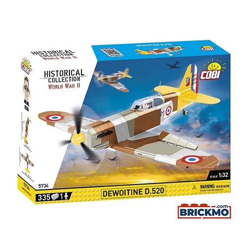 Letalo Cobi Dewoitine D.520, od 7. let, 355 kos
