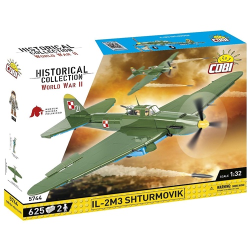 Letalo Cobi Ilyushin IL-2M3 Shturmovik, od 7. let, 625 kos