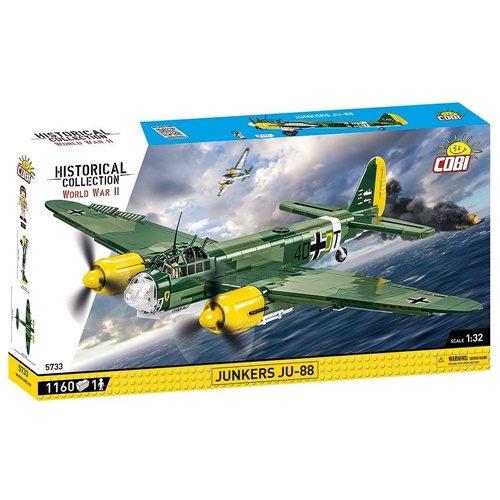 Letalo Cobi Junkers Ju 88, 1160 kos, od 10. let