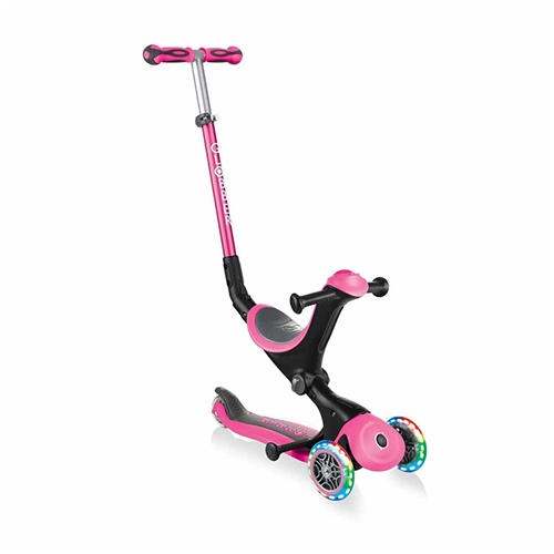 Otroški skuter Globber Go-Up Deluxe, 3 v 1, roza