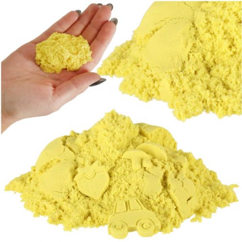 Otroški kreativni pesek 1kg rumen