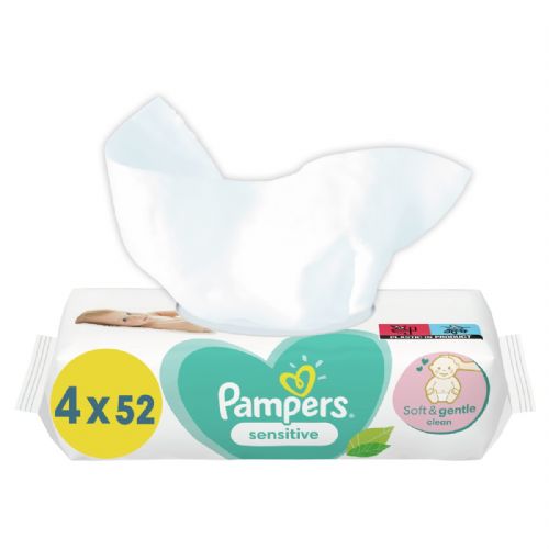 PAMPERS OTR.ROBCKI SENSITIVE  4x52 kos