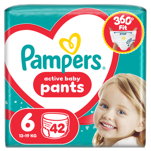 Otroške plenice Pampers Pants Jumbopack S6, 42 kos, hlačke, primerne za 15+ kg