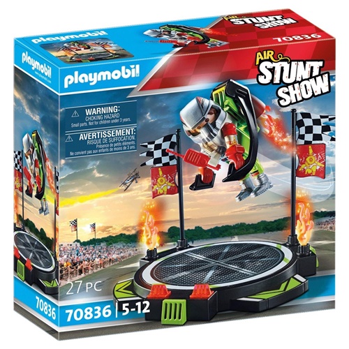 Playmobil Air Stuntshow letalec z jetpackom (70836)