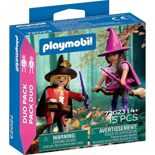 Playmobil DuoPack: Čarovnica in čarovnik, 15 kos, od 4. let (72023)