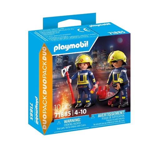 Playmobil DuoPack Gasilska brigada, 10 kos, od 4. let (71885)