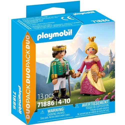 Playmobil DuoPack Princ in princesa, 13 kos, od 4. let (71886)