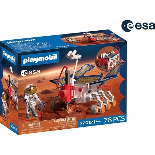 Playmobil ESA: Rover za raziskovanje Marsa, 76 kos, od 4. let (72012)
