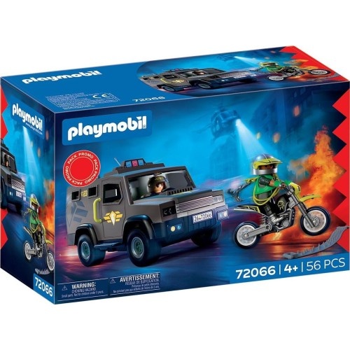 Playmobil SWAT: Vozilo SWAT, 56 kos, od 4. let (72066)
