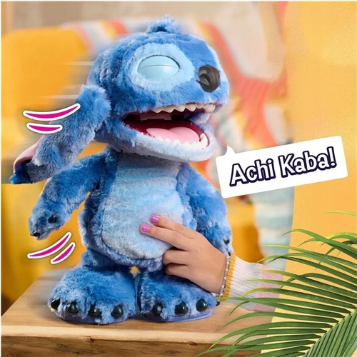 Plišasta figurica Just Play Disney Stitch Ultimate Stitch Interactive Feature, od 3. let, 6 baterij AA