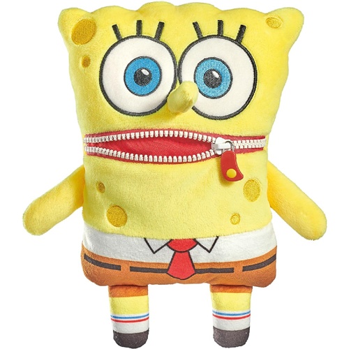 Plišasta igrača Schmidt Spiele Worry Eater SpongeBob, 25 cm, za malčke, od 0 mesecev, ročno pranje
