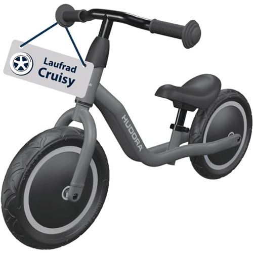Poganjalec  Hudora Cruisy 10" (siv)