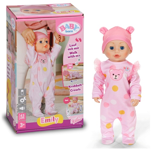 Punčka Baby born® Emily Run, 43 cm, od 3. let