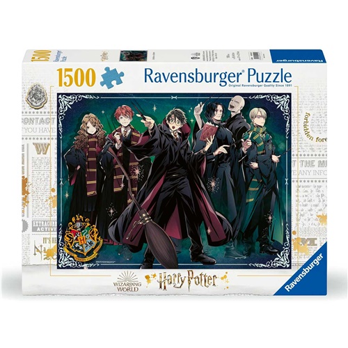 Puzzle Ravensburger: Griffindor proti Slytherinu, 1500, kosov, od 14. let