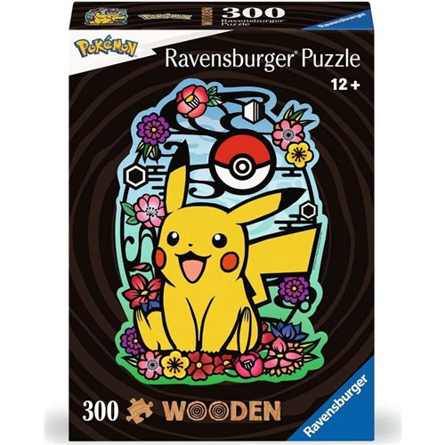 Puzzle Ravensburger: Pokémon Pikachu, od 1. leta, 300 kosov