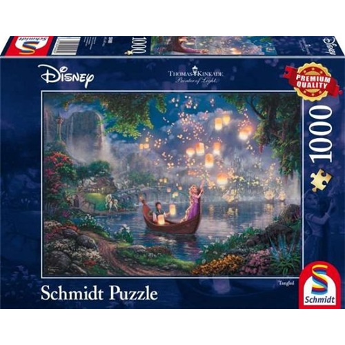 Puzzle Ravensburger Thomas Kinkade: Disney Rapunzel, 1000 kosov (59480)