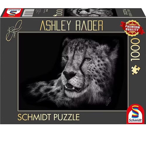 Puzzle Schmidt Spiele Ashley Rader : Hitrost - Gepard, v znamenju milosti (1000 kosov),od 12. let