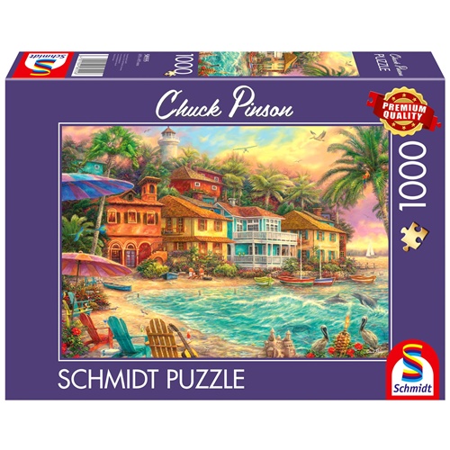 Puzzle Schmidt Spiele Chuck Pinson: Puzzle Island Time (1000 kosov), od 12. let