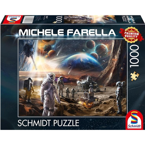 Puzzle Schmidt Spiele Michele Farella: Infinite Worlds - Space Missions (1000 kosov), od 12. let