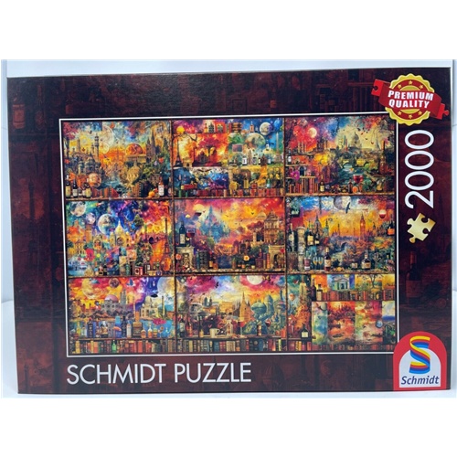 Puzzle Schmidt Spiele Prijeten oddih 2000 kosov, karton, za odrasle in najstnike