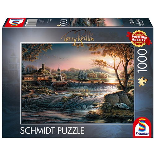 Puzzle Schmidt Spiele Terry Redlin: Luči v divjini (1000 kosov), od 12. let