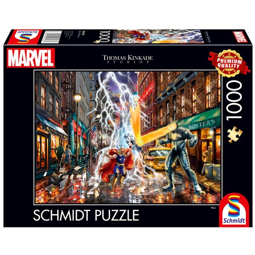Puzzle Schmidt Spiele Thomas Kinkade Studios: Marvel - Thor (1000 kosov), od 12. let