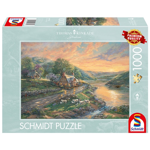 Puzzle Schmidt Spiele Thomas Kinkade Studios: Zora v Smaragdni dolini (1000 kosov), od 12. let