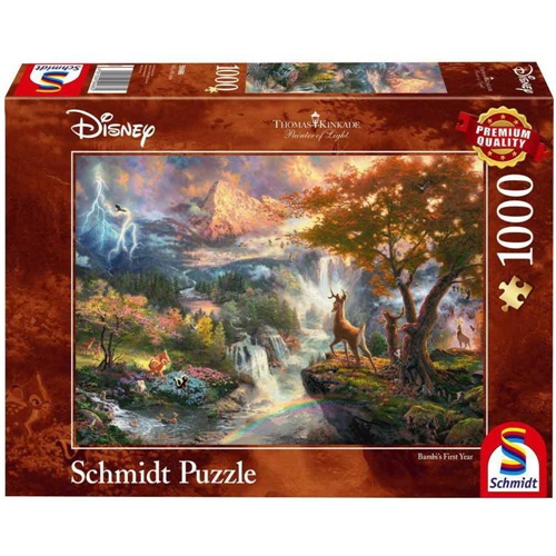 Puzzle Schmidt Thomas Kinkade: Disney Bambi, 1000 delov
