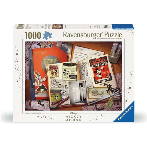 Sestavljanka Ravensburger: 1930 Mickey Moments (1000 kosov), od 14. let