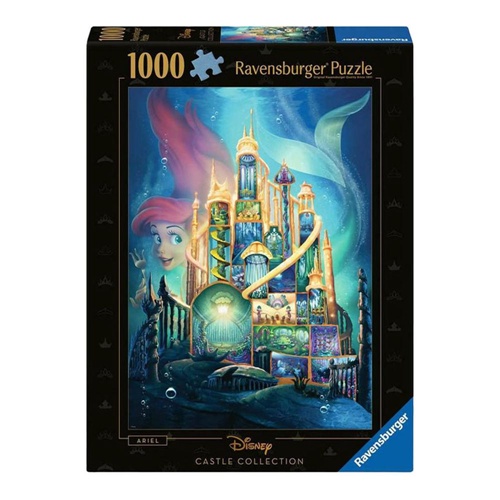 Sestavljanka Ravensburger: Disney Castle Collection: Arielle (1000 kosov), od 14. let