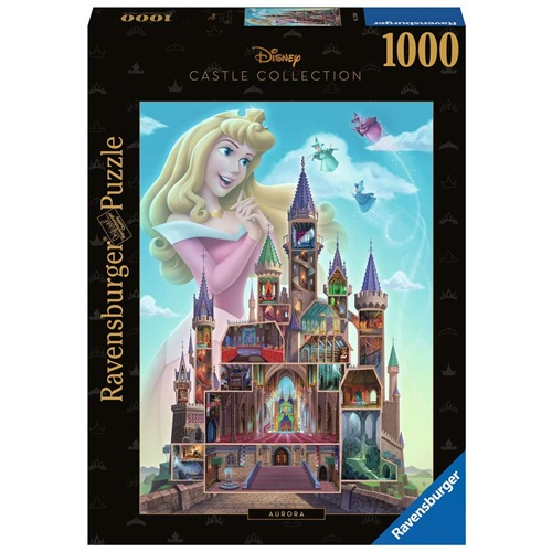 Sestavljanka Ravensburger: Disney Castle Collection: Aurora (1000 kosov), od 14. let