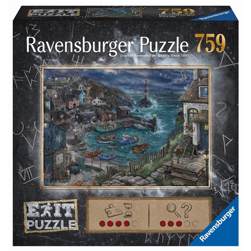Sestavljanka Ravensburger EXIT Ribiška vas (759 kosov), od 14. let